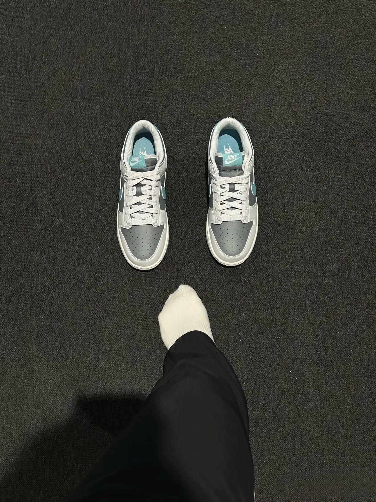 🌿Nike Dunk 灰蓝格调